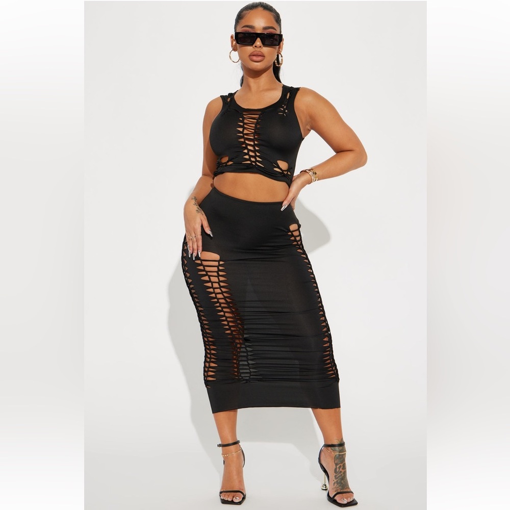 Fashion Nova Skirt Set